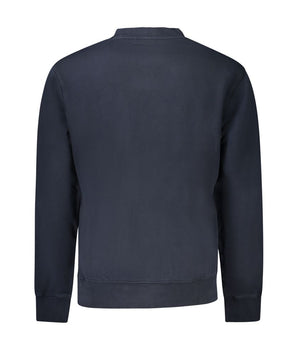 Hugo Boss Blue Cotton Men Sweater