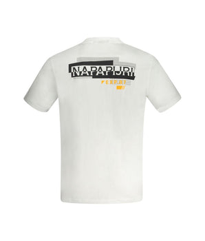 Napapijri White Cotton T-Shirt