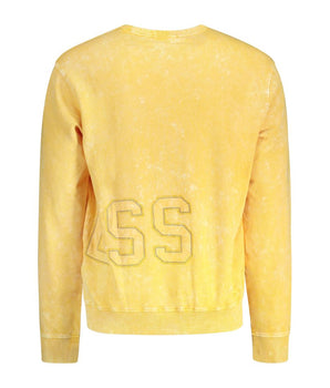 Guess Jeans Yellow Cotton Men Sweater