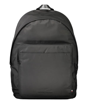 Tommy Hilfiger Black Polyester Backpack