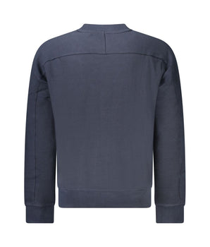 Hugo Boss Blue Cotton Men Sweater