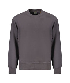Hugo Boss Black Cotton Men Sweater