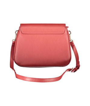 Mario Valentino Red Polyethylene Handbag