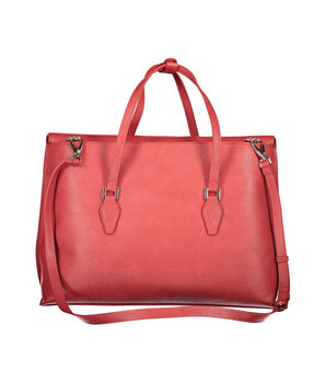 Mario Valentino Red Polyethylene Handbag