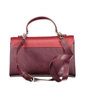 Mario Valentino Red Polyethylene Handbag