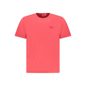 Pepe Jeans Red Cotton T-Shirt
