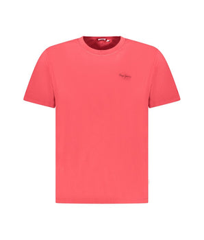 Pepe Jeans Red Cotton T-Shirt