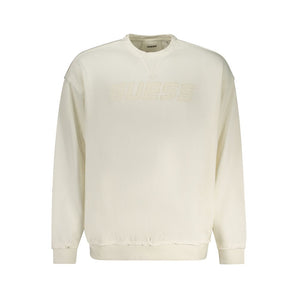 Guess Jeans White Cotton Sweater