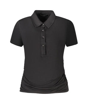 Guess Jeans Black Viscose T-Shirt