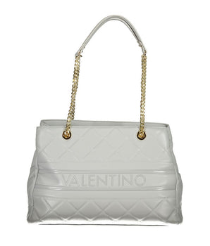 Mario Valentino Gray Polyethylene Handbag
