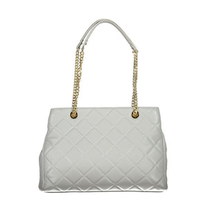 Mario Valentino Gray Polyethylene Handbag