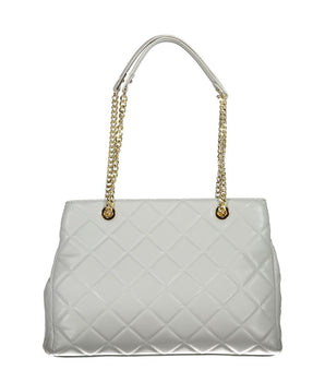 Mario Valentino Gray Polyethylene Handbag
