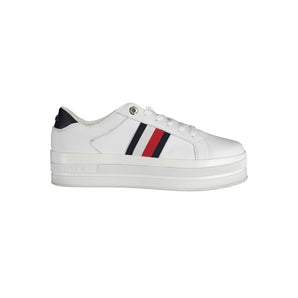 Zapatilla deportiva blanca de poliéster de Tommy Hilfiger