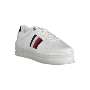 Zapatilla deportiva blanca de poliéster de Tommy Hilfiger