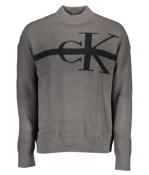 Calvin Klein Gray Cotton Sweater