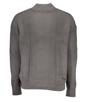Calvin Klein Gray Cotton Sweater