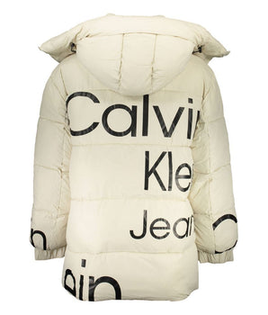 Calvin Klein Beige Polyester Men's Jacket