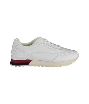 Tommy Hilfiger White Polyester Sneakers