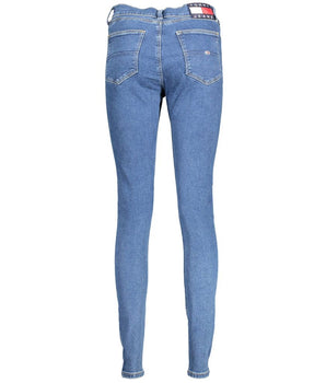 Tommy Hilfiger Blue Cotton Women Skinny Jean
