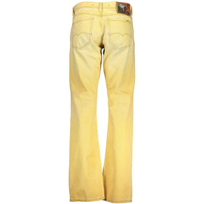 Meltin'Pot Yellow Cotton Jeans & Pant
