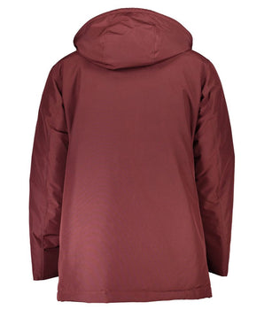 Hugo Boss Red Polyester Men Jacket