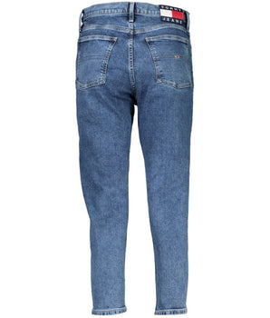 Tommy Hilfiger Blue Cotton Women's Slim-Fit Jean