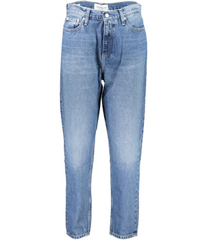Calvin Klein Blue Cotton Women's Jeans