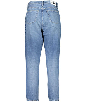 Calvin Klein Blue Cotton Women's Jeans