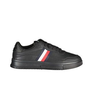 Tommy Hilfiger Black Polyester Sneakers