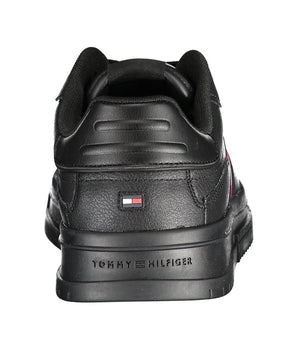 Tommy Hilfiger Black Polyester Sneakers