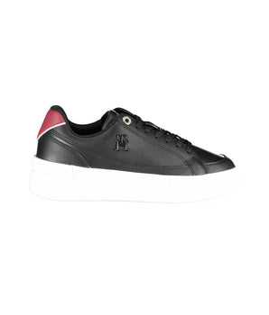 Tommy Hilfiger Black Polyester Sneakers