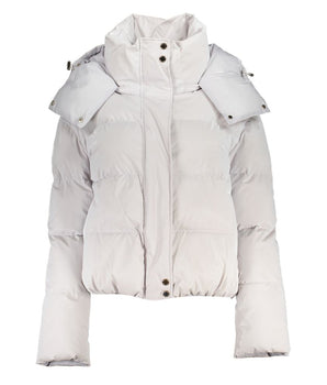 Patrizia Pepe White Polyethylene Jackets & Coat
