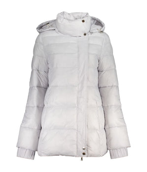 Patrizia Pepe White Polyamide Jackets & Coat