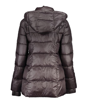 Patrizia Pepe Black Polyamide Jackets & Coat