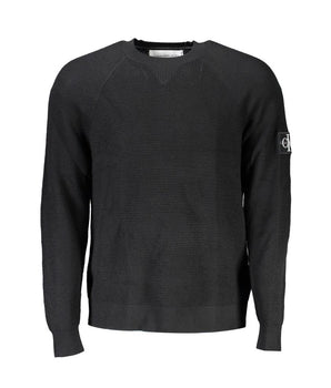 Calvin Klein Black Wool Sweatshirt