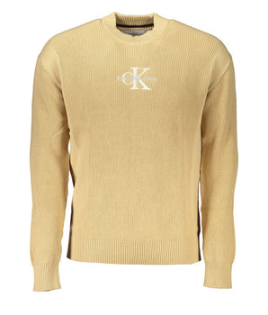 Calvin Klein Beige Cotton Sweater