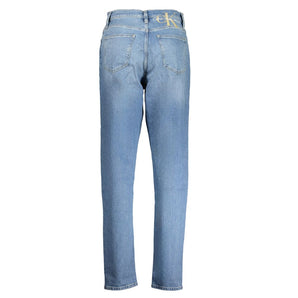 Calvin Klein Blue Cotton Jeans & Pant