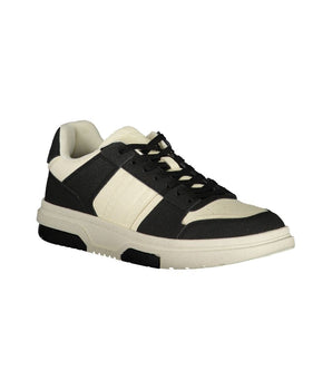 Tommy Hilfiger Black Polyester Sneaker