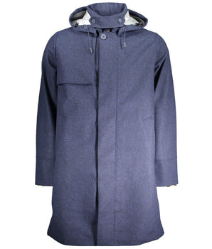 K-WAY Blue Polyester Men's Jacket