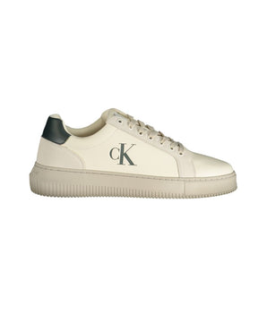 Calvin Klein White Polyester Sneaker