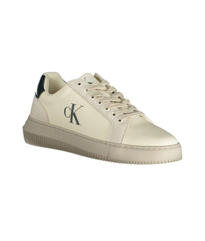 Calvin Klein White Polyester Sneaker
