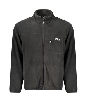 Fila Black Polyester Men Jacket