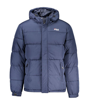 Fila Blue Polyester Men Jacket