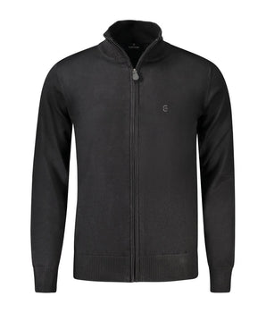 Coveri Moving Black Nylon Sweater