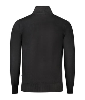 Coveri Moving Black Nylon Sweater