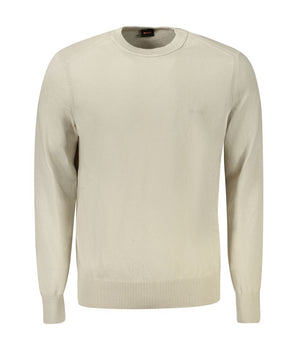 Hugo Boss Beige Cotton Sweater