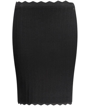 Guess Jeans Black Viscose Skirt