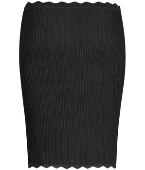 Guess Jeans Black Viscose Skirt