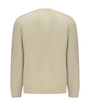 Hugo Boss Beige Cotton Men Sweater