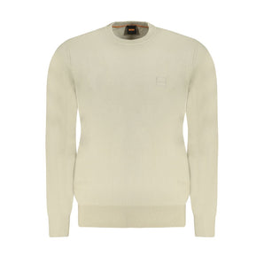 Hugo Boss Beige Cotton Sweater